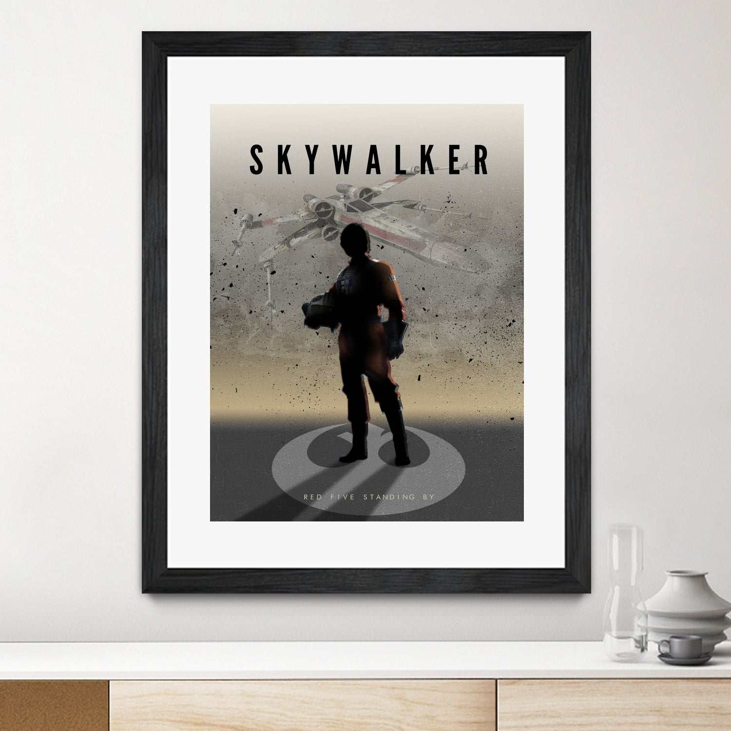 Commander Skywalker by Rick Chan on GIANT ART - black digital painting