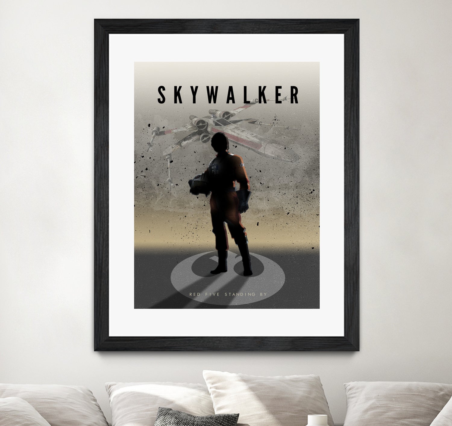 Commander Skywalker by Rick Chan on GIANT ART - black digital painting