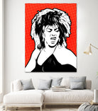 Tina Turner | Pop Art by William Cuccio on GIANT ART - red digital painting