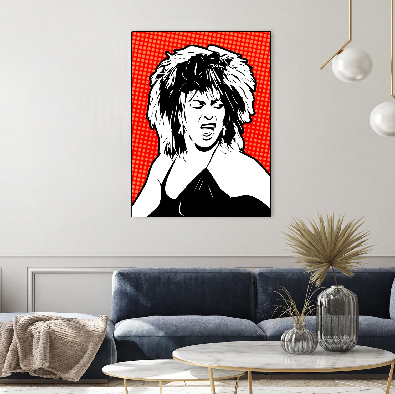 Tina Turner | Pop Art by William Cuccio on GIANT ART - red digital painting