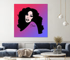 Donna Summer | Pop Art by William Cuccio on GIANT ART - fuchsia digital painting