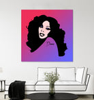 Donna Summer | Pop Art by William Cuccio on GIANT ART - fuchsia digital painting