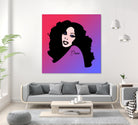 Donna Summer | Pop Art by William Cuccio on GIANT ART - fuchsia digital painting