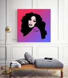 Donna Summer | Pop Art by William Cuccio on GIANT ART - fuchsia digital painting