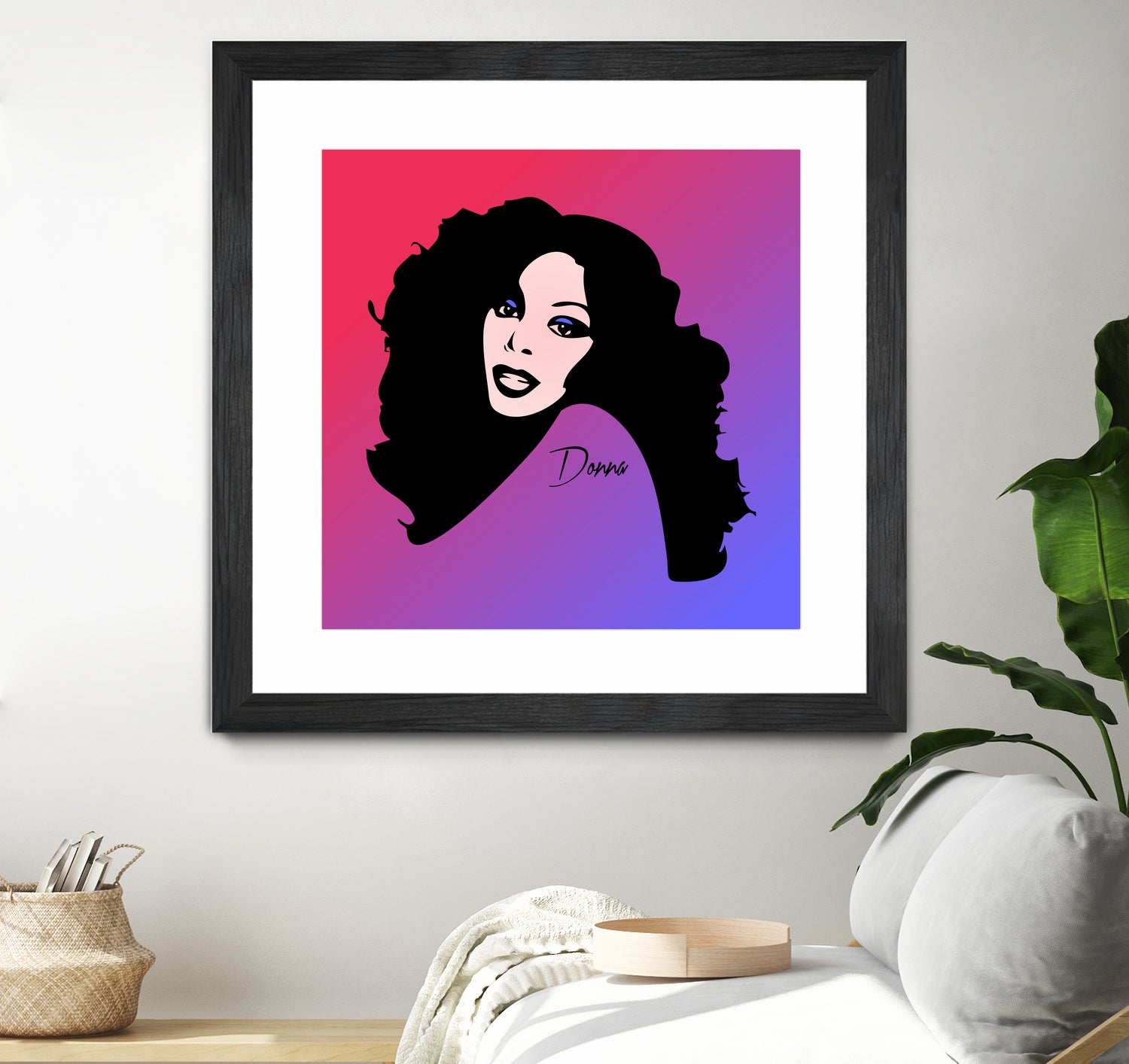 Donna Summer | Pop Art by William Cuccio on GIANT ART - fuchsia digital painting