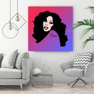 Donna Summer | Pop Art by William Cuccio on GIANT ART - fuchsia digital painting