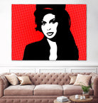 Amy Winehouse | Pop Art by William Cuccio on GIANT ART - red digital painting