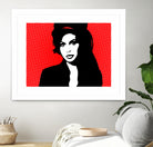 Amy Winehouse | Pop Art by William Cuccio on GIANT ART - red digital painting