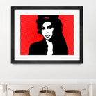 Amy Winehouse | Pop Art by William Cuccio on GIANT ART - red digital painting