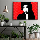 Amy Winehouse | Pop Art by William Cuccio on GIANT ART - red digital painting