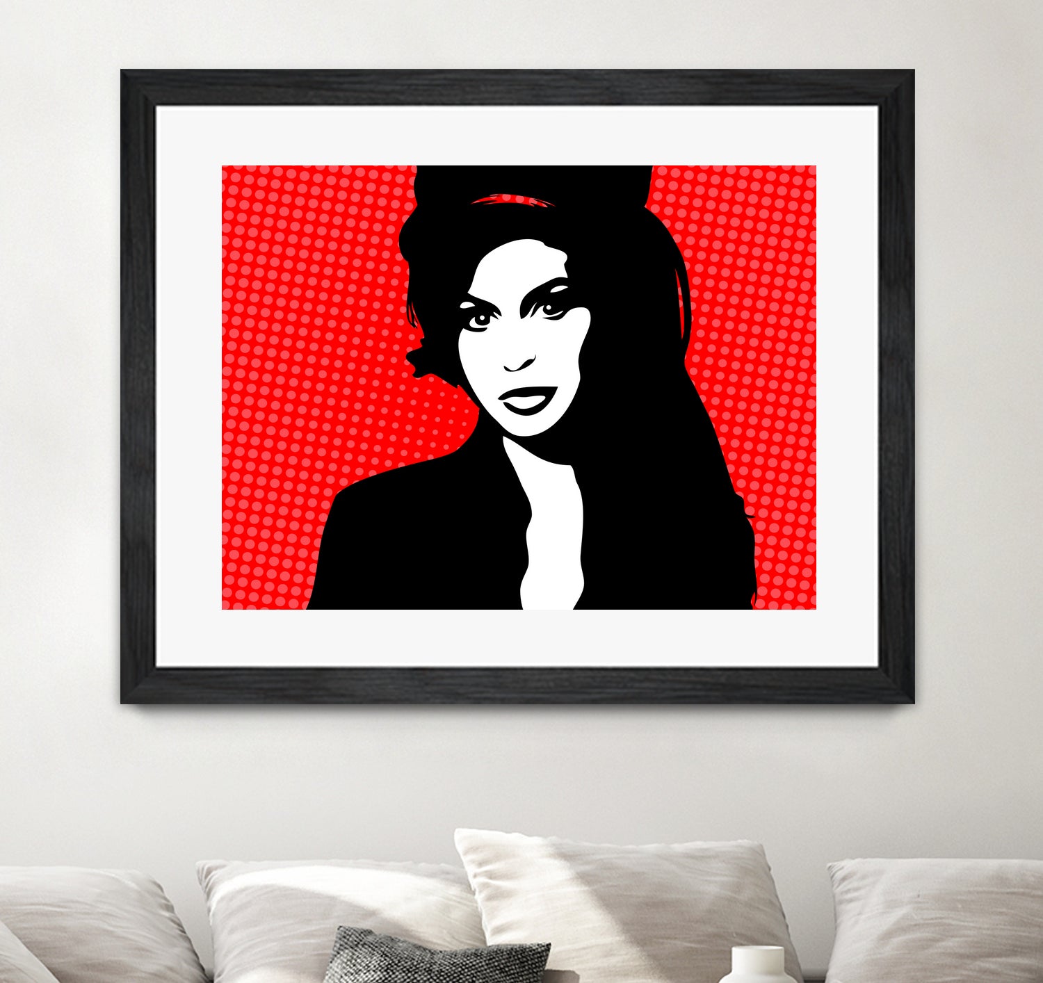 Amy Winehouse | Pop Art by William Cuccio on GIANT ART - red digital painting