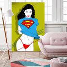 Feelin Super Sexy by Ron Santiano on GIANT ART - blue digital drawing