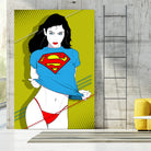 Feelin Super Sexy by Ron Santiano on GIANT ART - blue digital drawing