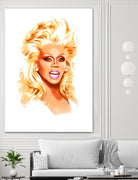 RuPaul | Pop Art by William Cuccio on GIANT ART - white digital painting