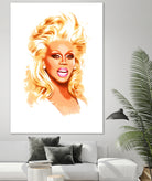 RuPaul | Pop Art by William Cuccio on GIANT ART - white digital painting