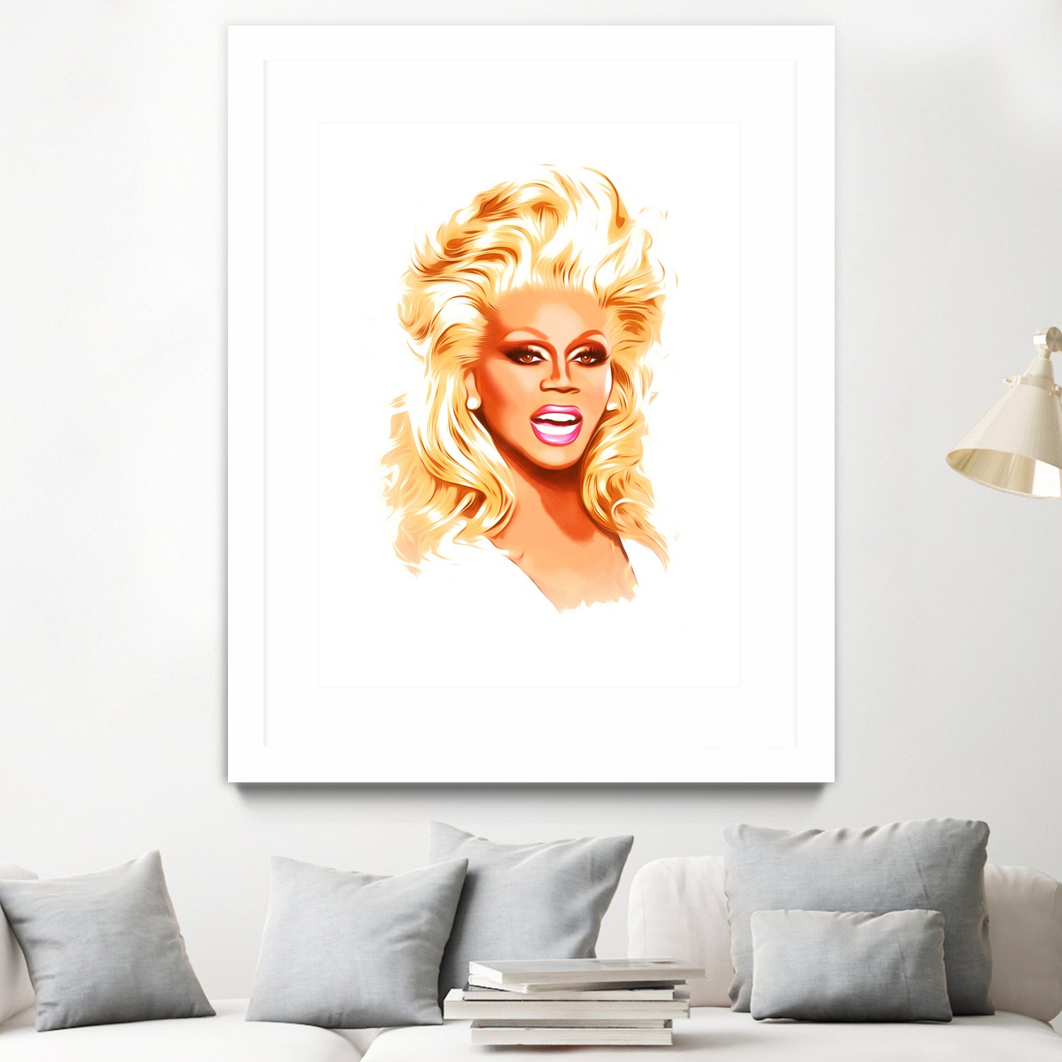 RuPaul | Pop Art by William Cuccio on GIANT ART - white digital painting