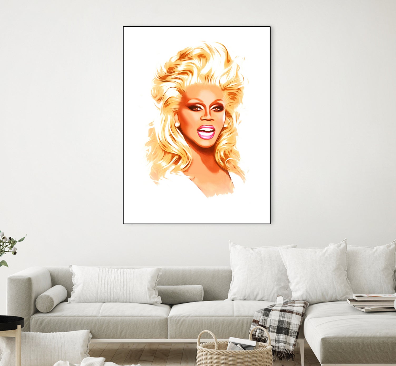 RuPaul | Pop Art by William Cuccio on GIANT ART - white digital painting