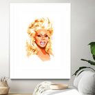 RuPaul | Pop Art by William Cuccio on GIANT ART - white digital painting