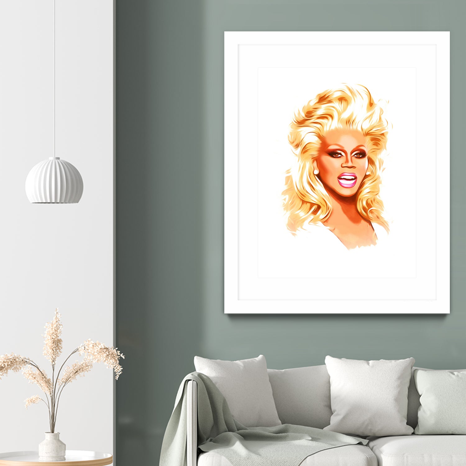 RuPaul | Pop Art by William Cuccio on GIANT ART - white digital painting