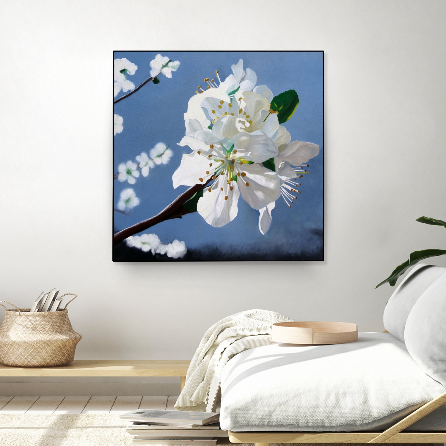 Spring Blossoms by Matthew Holden Bates on GIANT ART - white mixed media