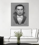 Bela Lugosi - Dracula by Dave Robinson on GIANT ART - red digital drawing