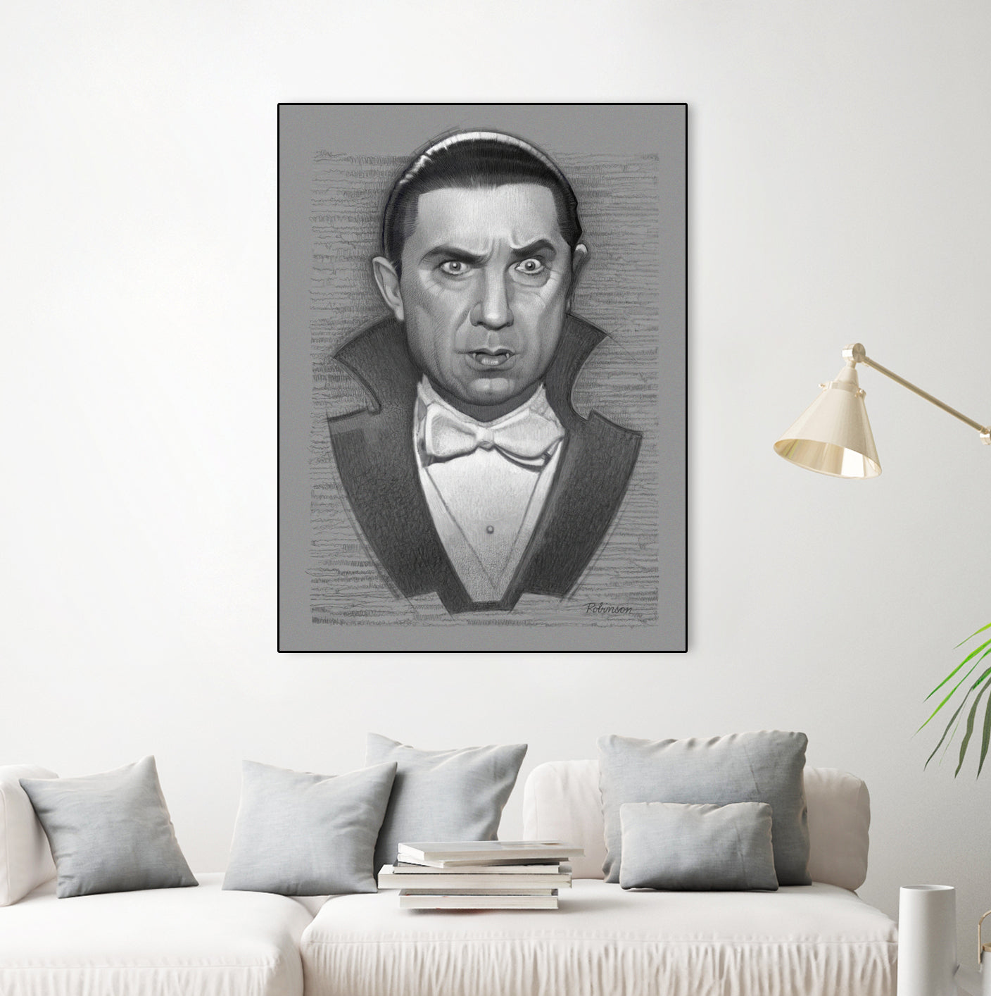 Bela Lugosi - Dracula by Dave Robinson on GIANT ART - red digital drawing