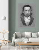Bela Lugosi - Dracula by Dave Robinson on GIANT ART - red digital drawing