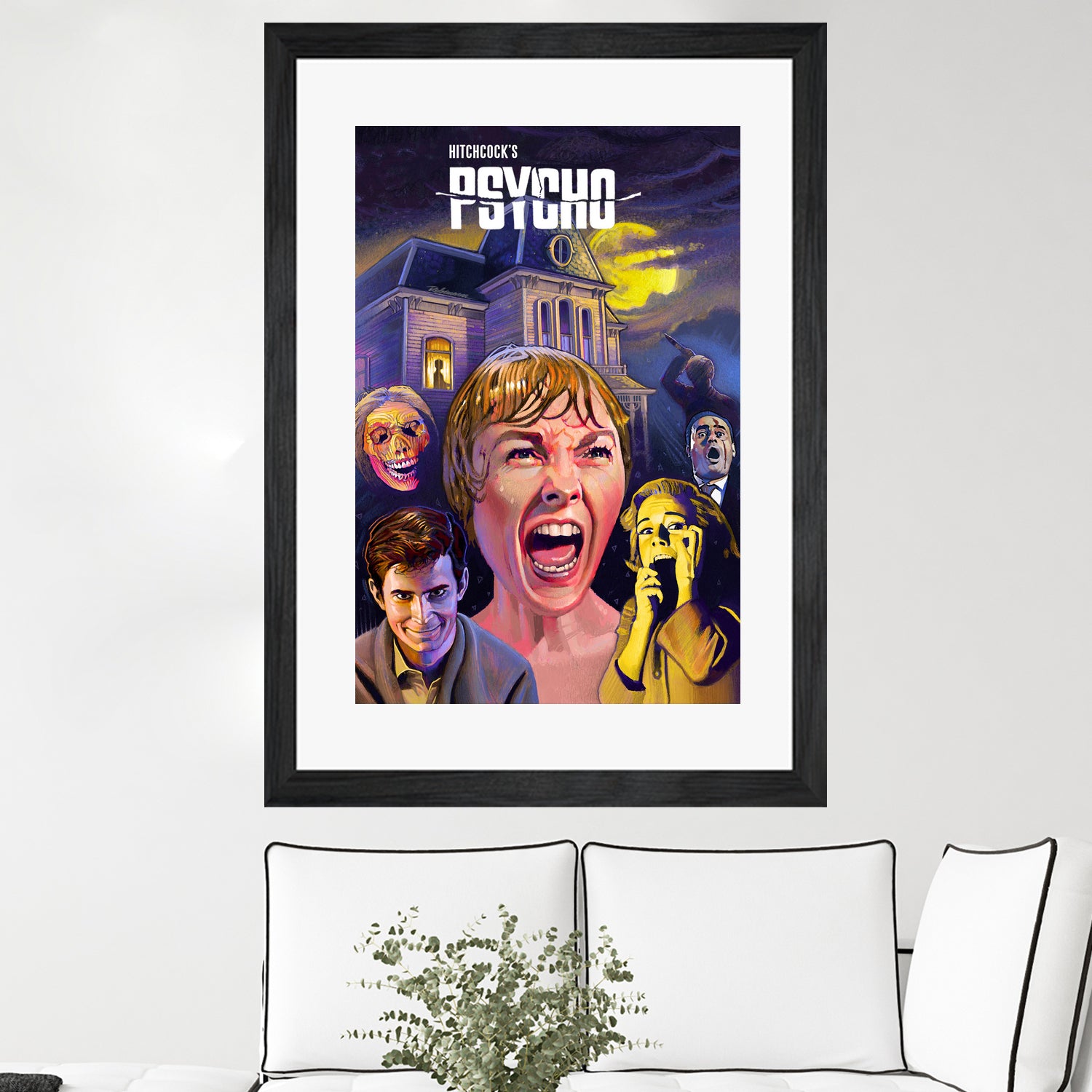 Psycho by Dave Robinson on GIANT ART - fuchsia digital painting