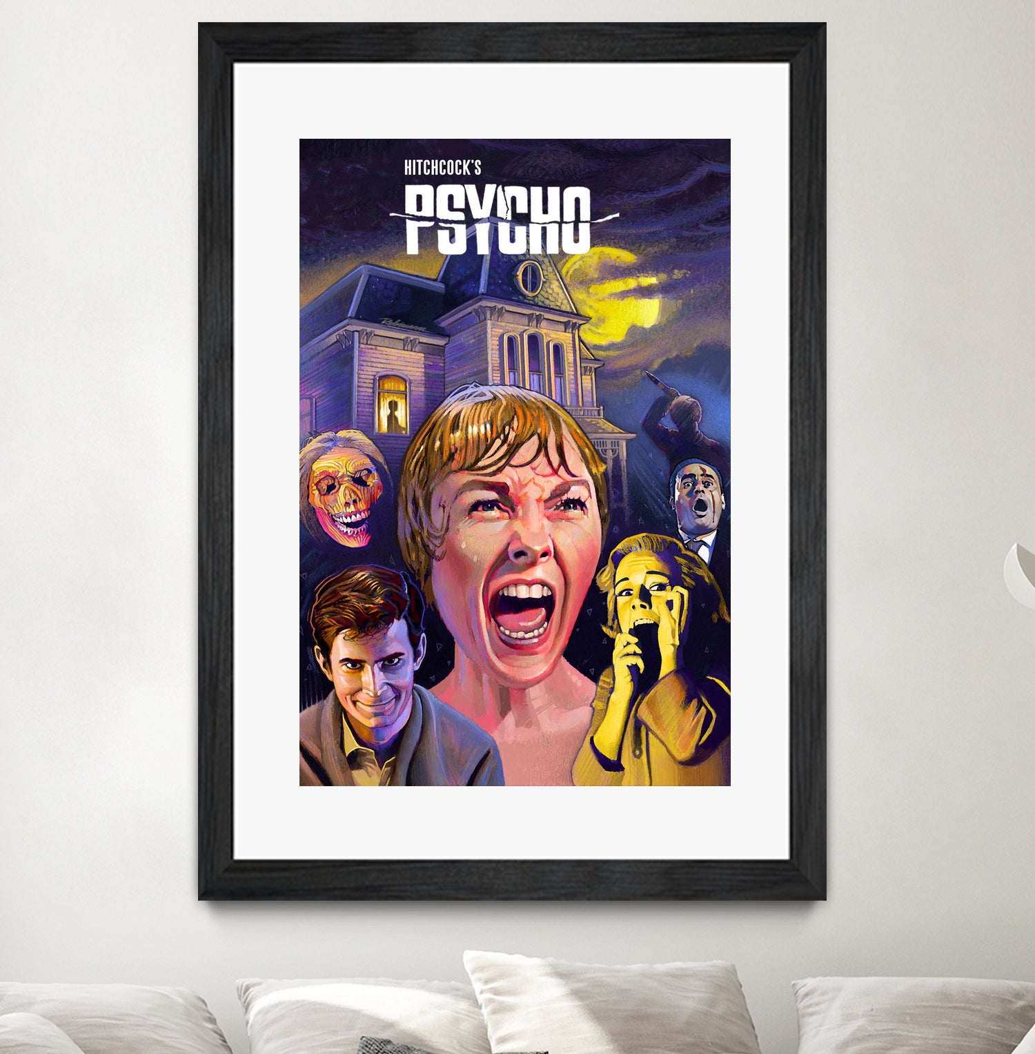 Psycho by Dave Robinson on GIANT ART - fuchsia digital painting