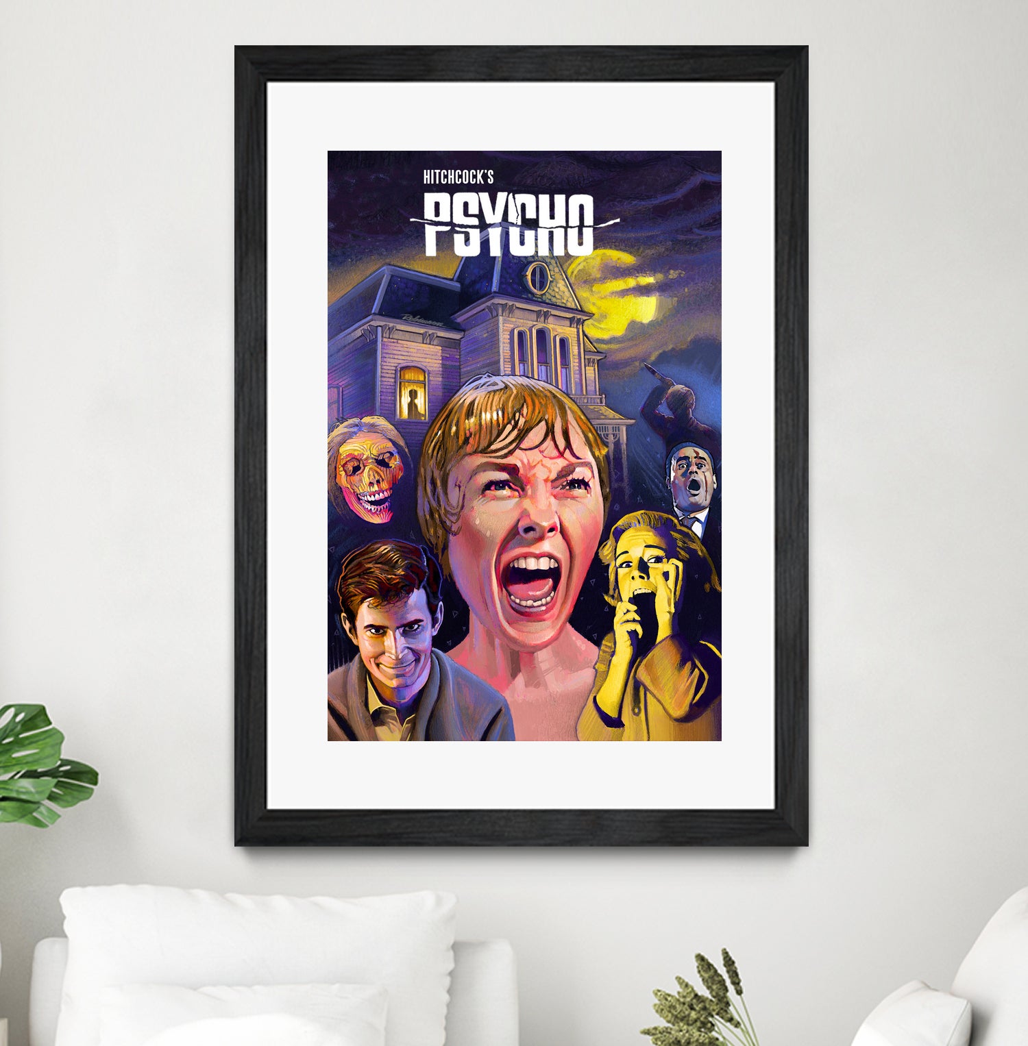 Psycho by Dave Robinson on GIANT ART - fuchsia digital painting