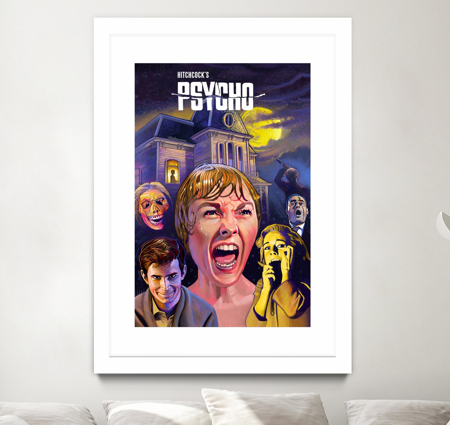 Psycho by Dave Robinson on GIANT ART - fuchsia digital painting