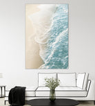 Soft Teal Gold Ocean Dream Waves #1 #water #decor #art by Anita & Bella Jantz on GIANT ART - green photo illustration