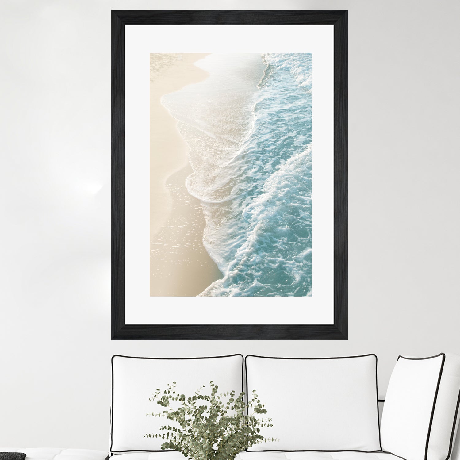 Soft Teal Gold Ocean Dream Waves #1 #water #decor #art by Anita & Bella Jantz on GIANT ART - green photo illustration