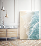 Soft Teal Gold Ocean Dream Waves #1 #water #decor #art by Anita & Bella Jantz on GIANT ART - green photo illustration