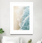 Soft Teal Gold Ocean Dream Waves #1 #water #decor #art by Anita & Bella Jantz on GIANT ART - green photo illustration