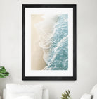 Soft Teal Gold Ocean Dream Waves #1 #water #decor #art by Anita & Bella Jantz on GIANT ART - green photo illustration