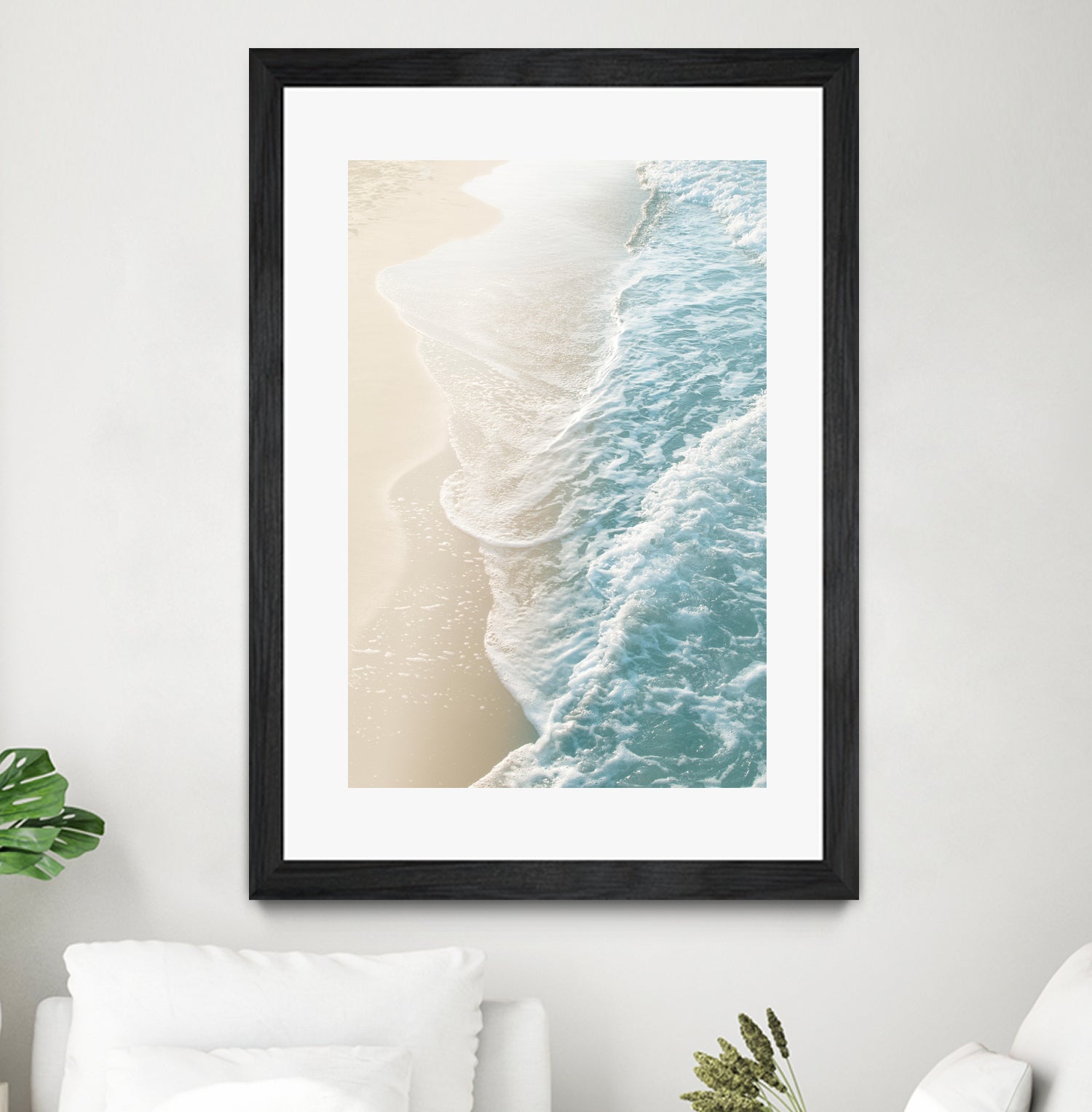 Soft Teal Gold Ocean Dream Waves #1 #water #decor #art by Anita & Bella Jantz on GIANT ART - green photo illustration