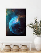 Bubble Nebula by Dominik Ogurcak on GIANT ART - black digital drawing