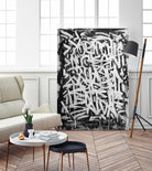 Pinto mis dias con calma by Nozvvu vvu on GIANT ART - black typography