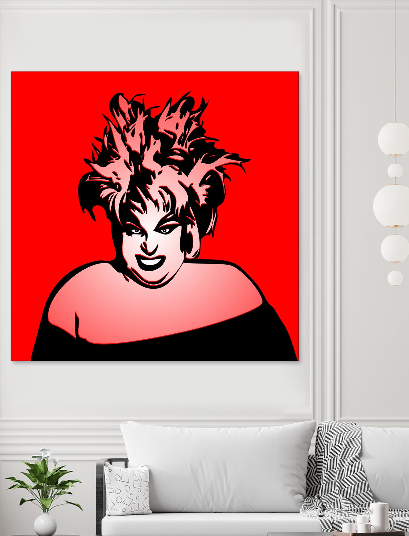 Divine | Pop Art by William Cuccio on GIANT ART - red digital painting