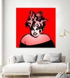 Divine | Pop Art by William Cuccio on GIANT ART - red digital painting