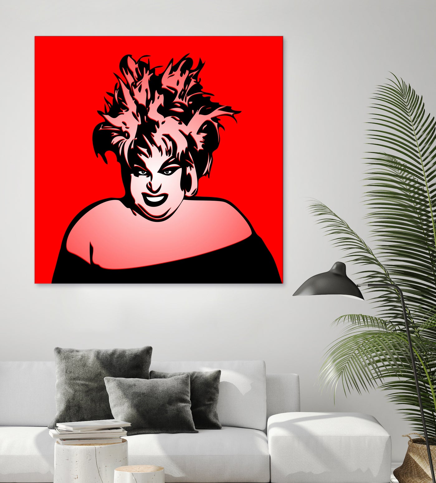 Divine | Pop Art by William Cuccio on GIANT ART - red digital painting