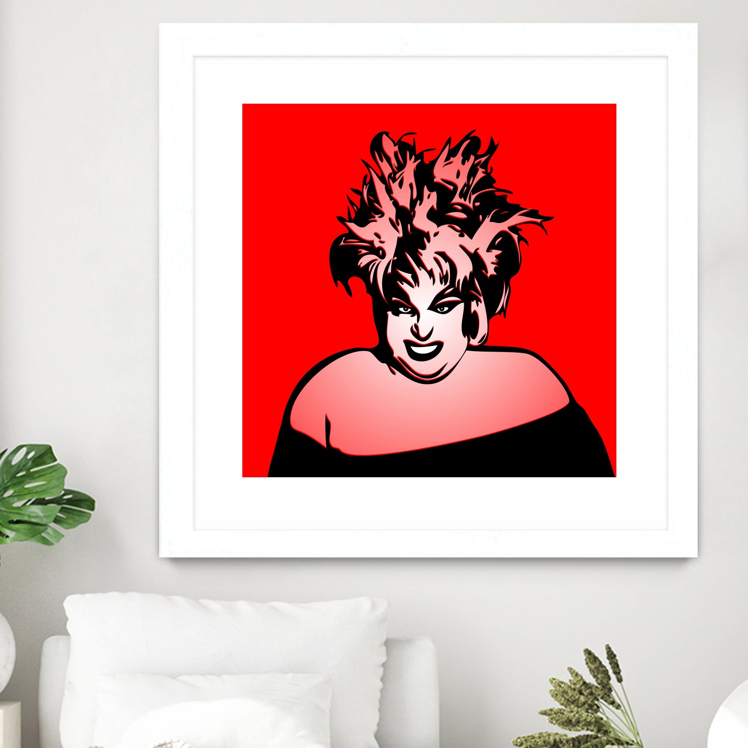 Divine | Pop Art by William Cuccio on GIANT ART - red digital painting