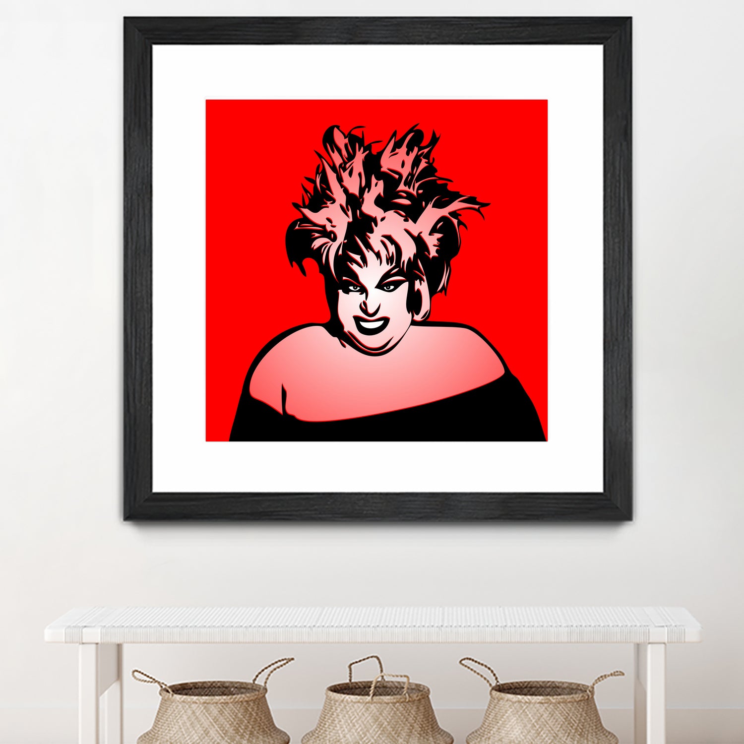 Divine | Pop Art by William Cuccio on GIANT ART - red digital painting