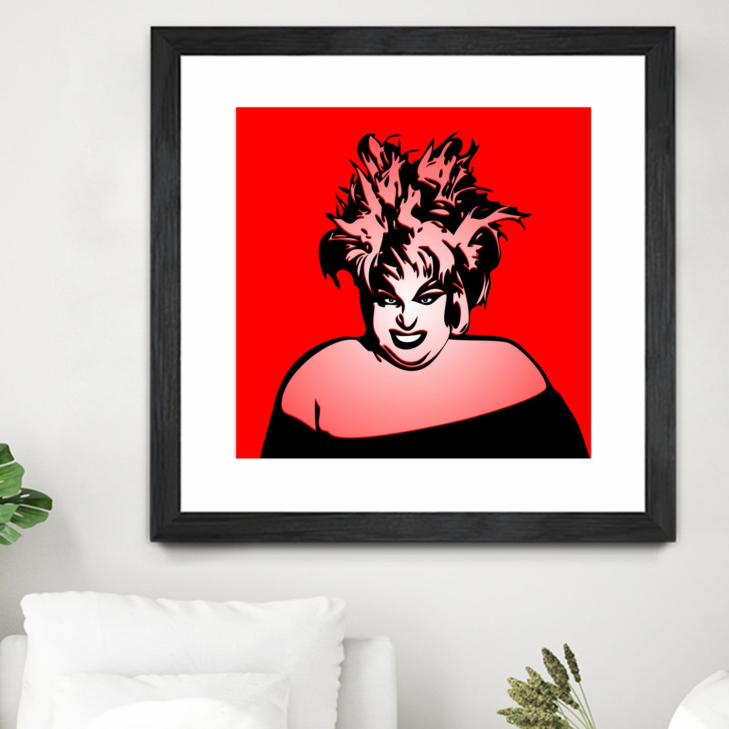 Divine | Pop Art by William Cuccio on GIANT ART - red digital painting