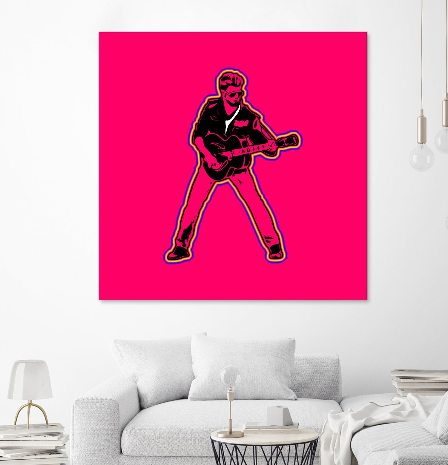 George Michael | Pop Art by William Cuccio on GIANT ART - pink digital painting