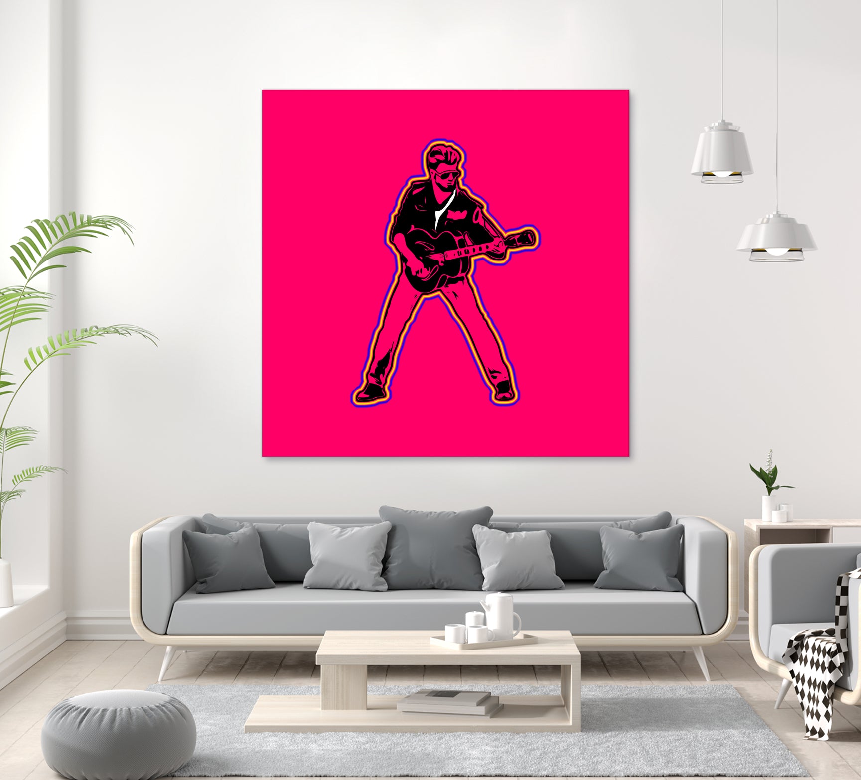 George Michael | Pop Art by William Cuccio on GIANT ART - pink digital painting