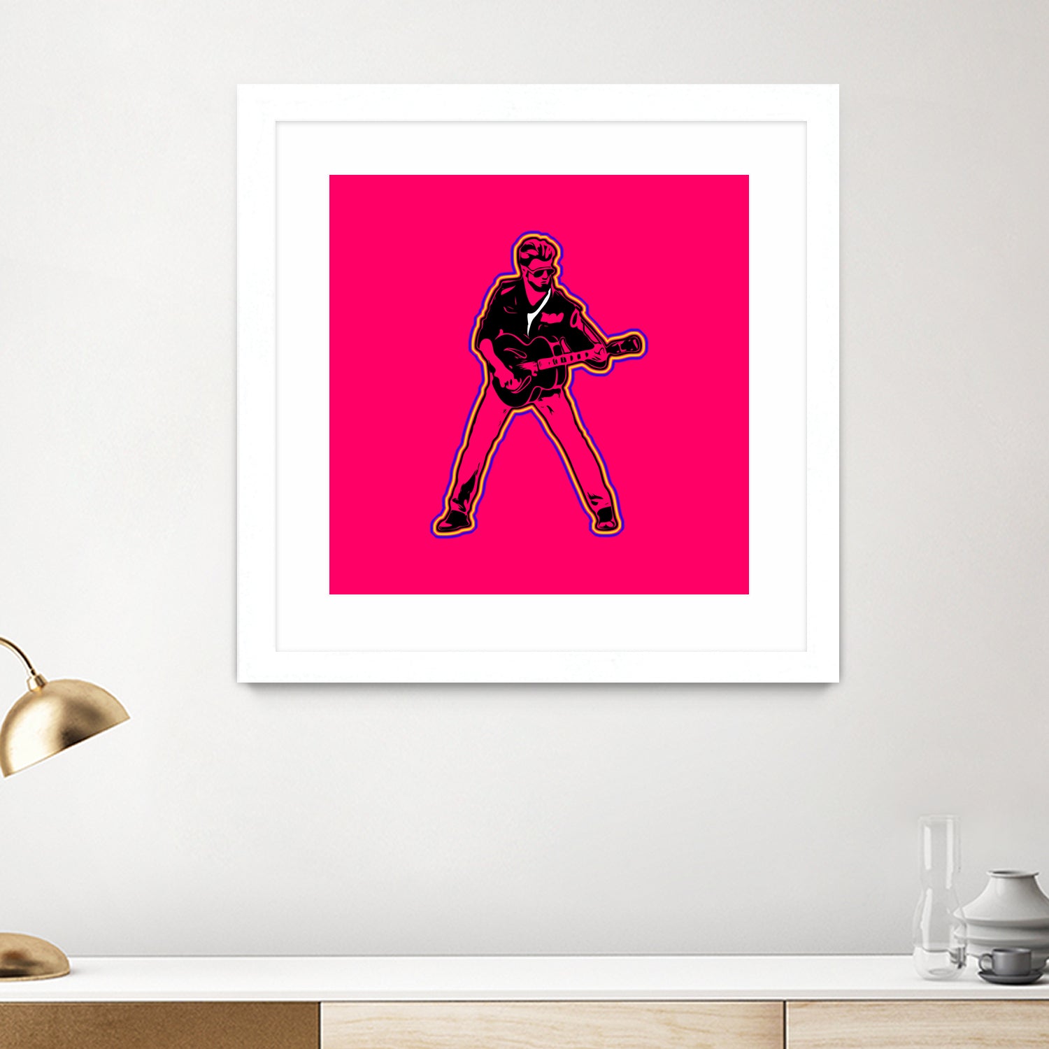 George Michael | Pop Art by William Cuccio on GIANT ART - pink digital painting