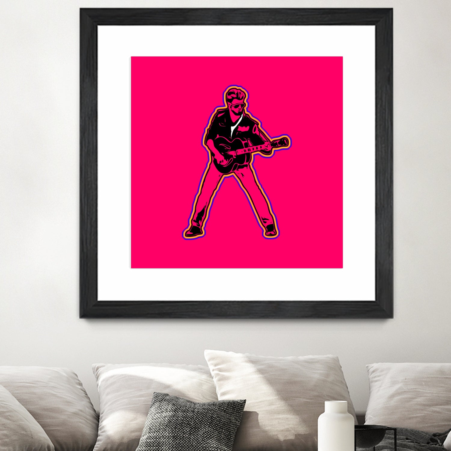 George Michael | Pop Art by William Cuccio on GIANT ART - pink digital painting