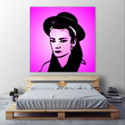 Boy George | Pop Art by William Cuccio on GIANT ART - pink digital painting